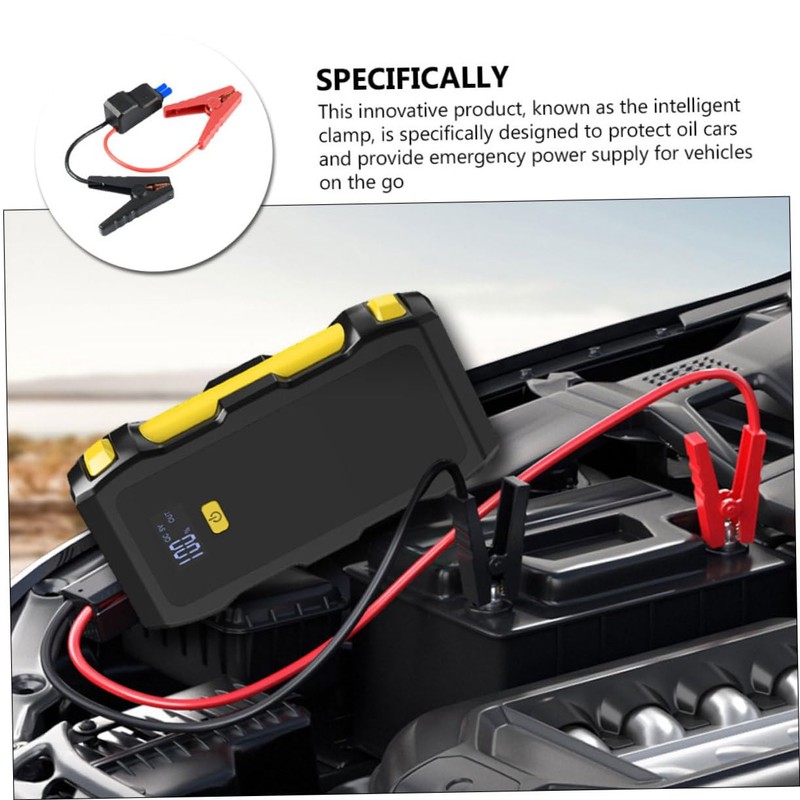 FUNOMOCYA Intelligent Car Emergency Start Clip Heavy Duty Booster Cables