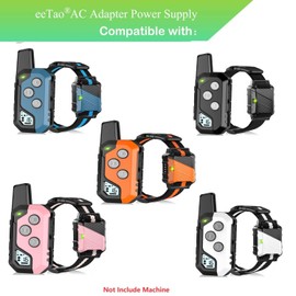 eeTao 5V USB Type C AC/DC Adapter Charger Compatible with PIOUNS PD01 Dog Rechargeable Electric Shock Training Collar 5VDC DC5V 5.0V Power Supply Cable Cord PSU (5V Adapter)