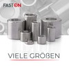 FASTON Aluminium Spacer Sleeves M8 Inner Diameter 8.5 mm (Pack