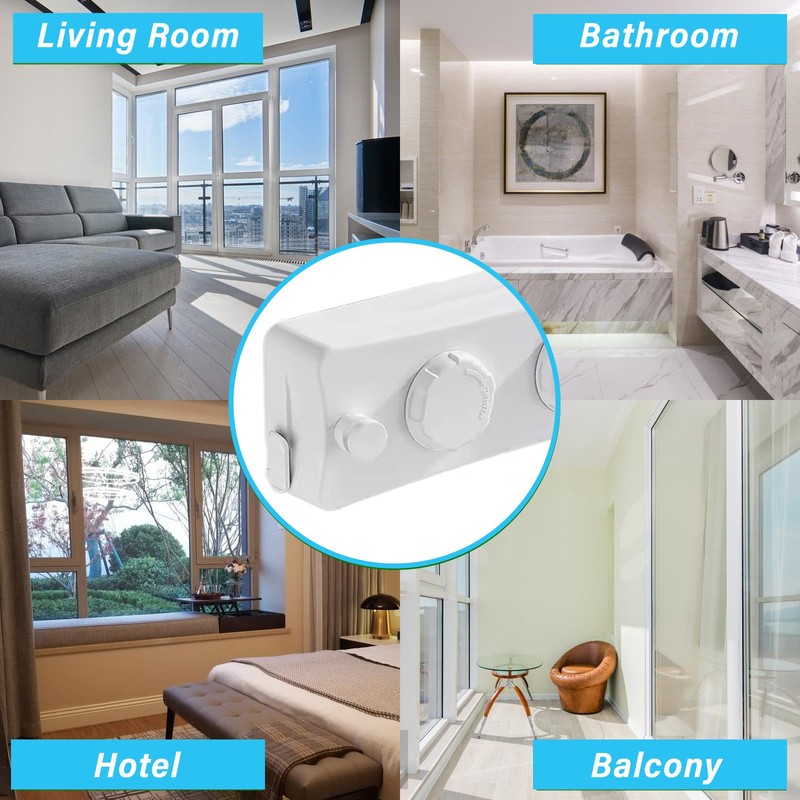 Retractable Clothesline, Extendable Wall, Retractable Washing Line, Wall Mounted, Retractable