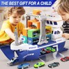 Toy Boat & Gantry Crane for Kids, Cruise Ship with
