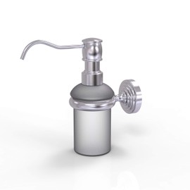 Allied Brass WP-60-SCH Wall Mounted Soap Dispenser, Satin Chrome
