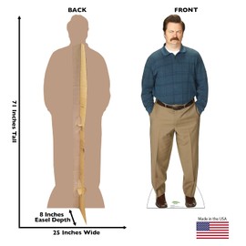 Cardboard People Ron Swanson Cardboard Cutout Standup - Parks and Recreation (TV Series)