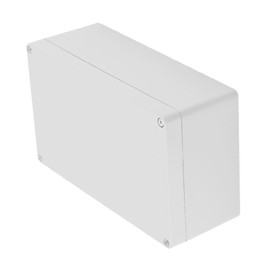 Waterproof Outdoor Junction Box, IP65, Flame Retardant ABS Electrical Enclosure for Indoor and Outdoor Electrical Applications (200 x 120 x 75 mm)