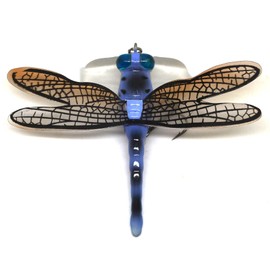 AYVANBER 2.7" Swimbait Dragonfly Fishing Lures Bait Baits Life-Like Minnow Bass Pike Musky Dragonfly Kit Fishing Baits Plastic Bait Treble Hook Water New (Blue)