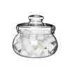 SIMAX Borosilicate Glass Sugar Bowl with Lid, 16 Ounce, Clear,