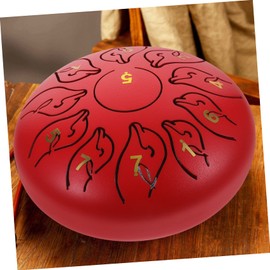 Levemolo Creative Portable Steel Tongue Drum Kit Ethereal Percussion Instrument for Adults for Music Education Meditation and Stress Relief