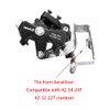 CYSKY Bicycle Front Derailleur 3 Compartments, Fits 31.8/34.9 mm Tube