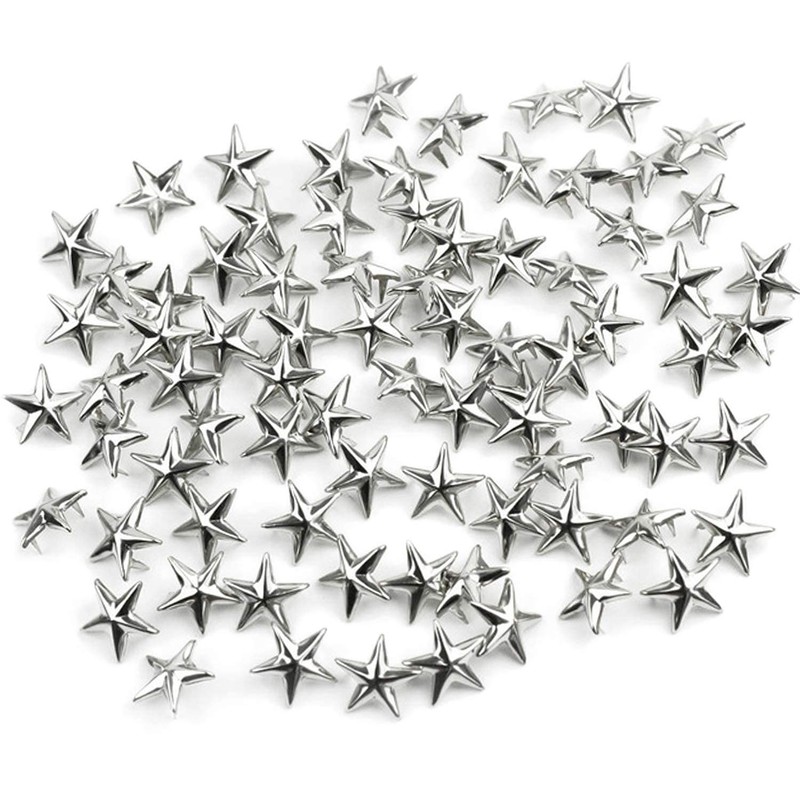 Trimming Shop Star-Shaped Studs with Spikes Hand Pressed Rivets for