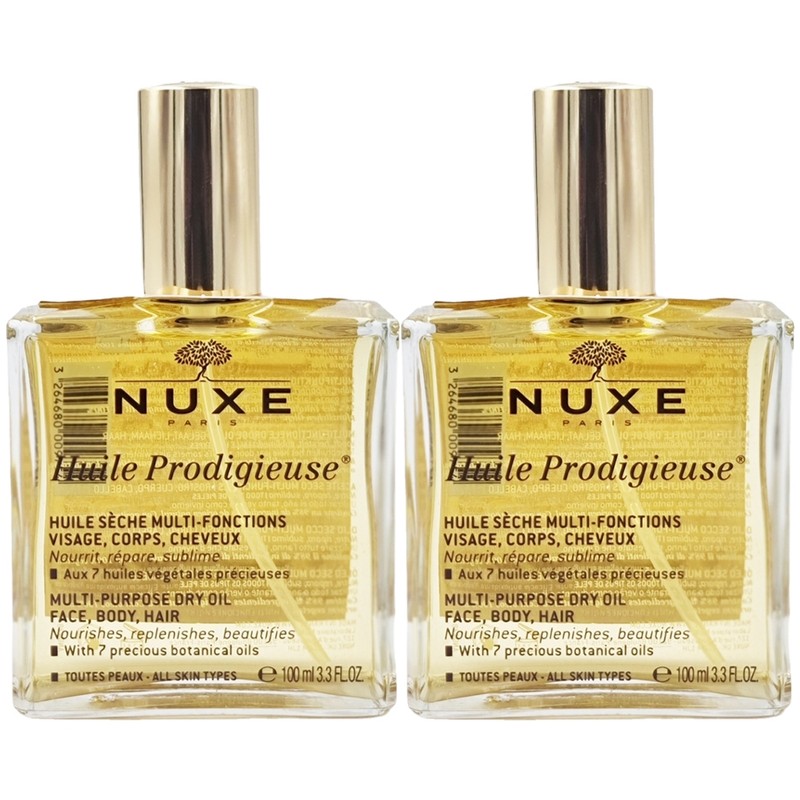 Nuxe Will Prodigy Multi Dry Oil 100ml x2 Hair Body