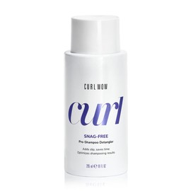 Desenredante previo al champú Curl Wow Snag-Free agrega deslizamiento a los rizos antes de lavar con champú para un lavado sin enredos y una limpieza