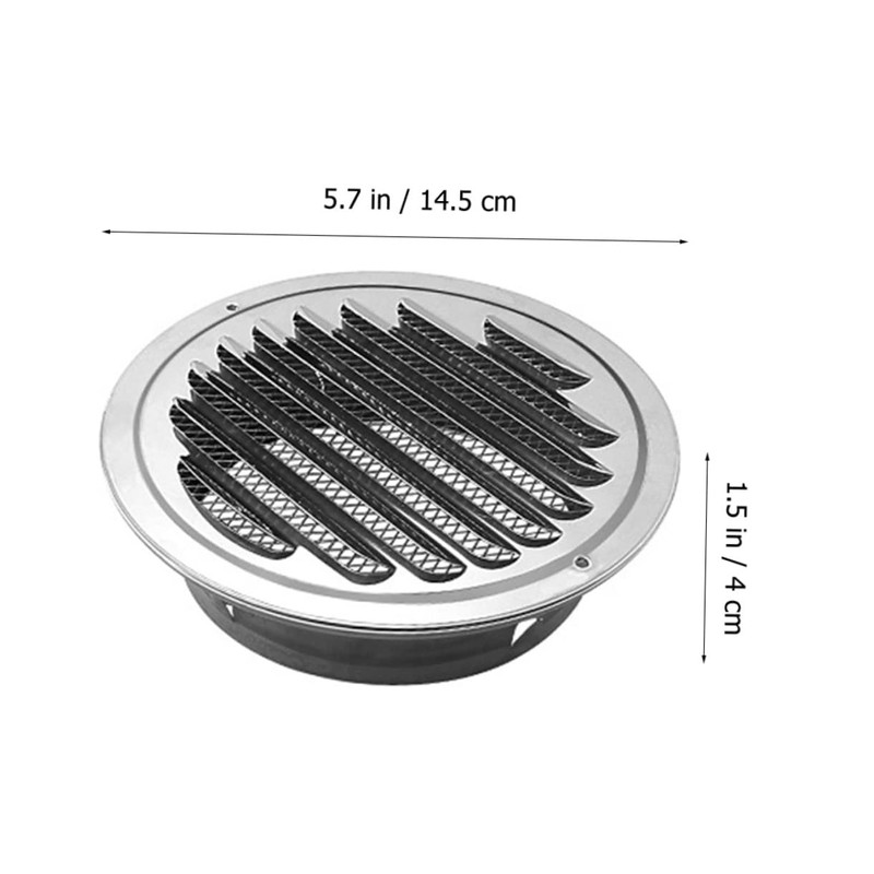 Tofficu Professional Rainproof Stainless Steel Vent Cover for Wall Ceiling