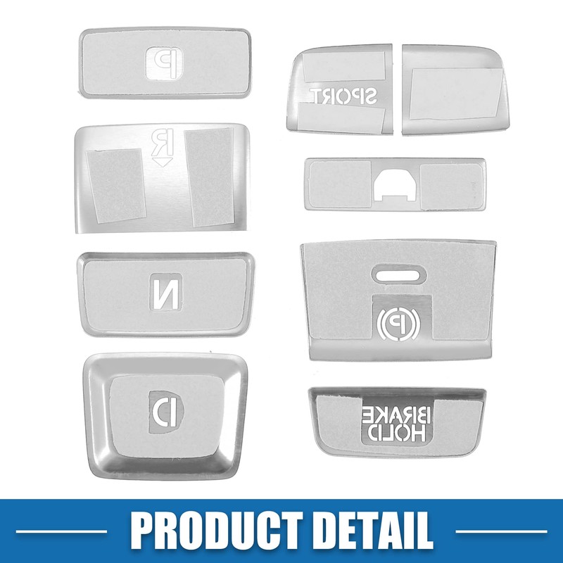 A ABSOPRO Gear Shift Switch Panel Electronic Handbrake Button Cover