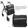 Powered Wheelchair Carrying Bag Carry Case Organizer Accessories for Wheelchair(Black)