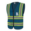 LIZMOF Blue Construction Vest for Men Women, Hi Vis Safety