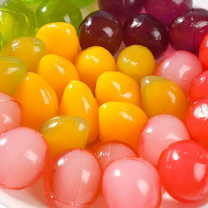 2-Pack Fruit Skin Gummies – Mixed Flavors Candy with Peelable