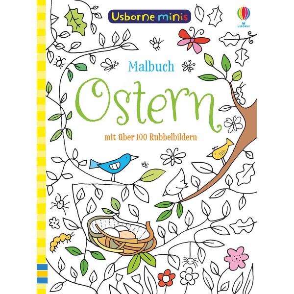 Usborne Minis - Malbuch: Ostern: mit über 100 Rubbelbildern (Usborne-Minis-Reihe)