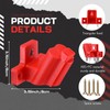 Threlaco 8 Packs Tool Holder Mount Drill Tool Hanger Compatible