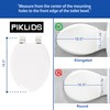 Wood Toilet Seat, Slow Close, High Gloss Finish, Premium Moulded