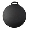 Victoria 12-Inch Cast Iron Tawa Dosa Pan, Pizza Pan with