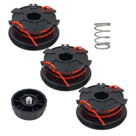 753-1156 Dual Trimmer Line 0.095"18Ft Compatible with MTD MPN 791-180120,753-1223,953-1156,753-06707,49U1341L063 Troy-Bilt Remington Trimmer,Replacement Line Cartridge,5 Pack (3 Spool+1 Cap+1 Spring)