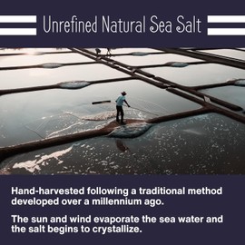 Le Marinier Fleur de Sel 0.6lb - 8.81oz. French Sea Salt- Flower of Salt. Mineral Rich, Unrefined, 100% Natural, Hand Harvested, Finishing Salt (0.6lb Fleur de Sel)