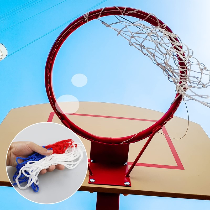 2pcs Basketball Net Replacements, Basketball Net,Basketball Hoop Net For Indoor