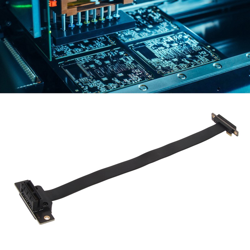 PCIE 3.0 1X Extension Cable Dual 90 Degree Right Angle