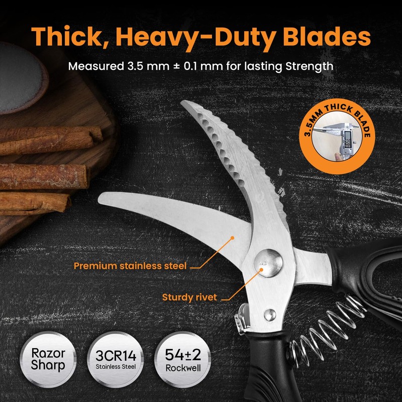 Demzit Heavy Duty Poultry Shears - A Must Have chicken