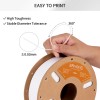 ERYONE PLA Plus 3D Filament 1.75MM Diameter 1kg ManufacturerColor: White