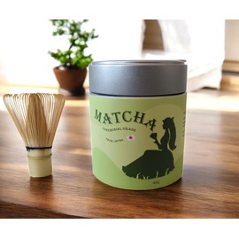 Premium Organic Ceremonial Grade Matcha Powder | Japanese First Harvest | Natural Energy & Focus | Vegan Detox Superdrink | 40g Large Tin | Perfect for Matcha Latte & Green Tea Enthusiasts
