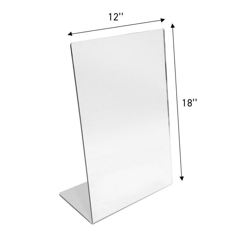 SSWBasics Acrylic Easel Floor Mirror - 12W” x 18”H