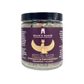 Strength & Empowerment Ritual Bath Salts - Cedarwood + Allspice