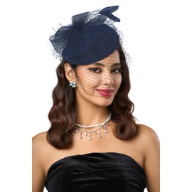 BABEYOND Fascinator Hats for Women Tea Party Hat Kentucky Fascinators Headband Derby Hats Wedding Party