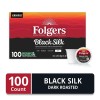 Folgers Dark Roast K-Cup Coffee Pods Black Silk 100 ct.