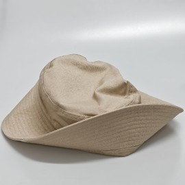 RF Large Size Bucket Hat, Reversible 24.0 - 25.6 inches (61 - 65 cm), Cap (100% Cotton), Removable Drawstring, Unisex, yellow | khaki