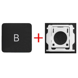 CTBDZ Individuelle Tastenkappe mit Scharnier Ersatz für (M1 M2) MacBook Pro A2141 A2251 A2289 A2338 A2442 A2485, ersetzt für MacBook Air A2179 A2337 A2681 Tastatur-Tastenkappe (B-Taste)