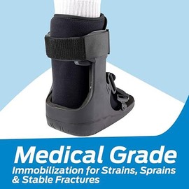 Centec Walker Boot (Non-Air) - Medical Grade Immobilization for Strains, Sprains & Stable Fractures | Breathable Material (Low Top, High Top) (LOW TOP/MEDIUM)