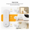 TREATLIFE 3Pack Mini Remote Control Outlet Plug with Magnetic Remote,