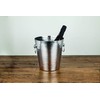 Hammered Metal Ice Bucket by Viski