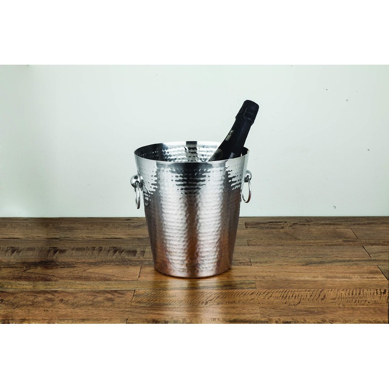 Hammered Metal Ice Bucket by Viski