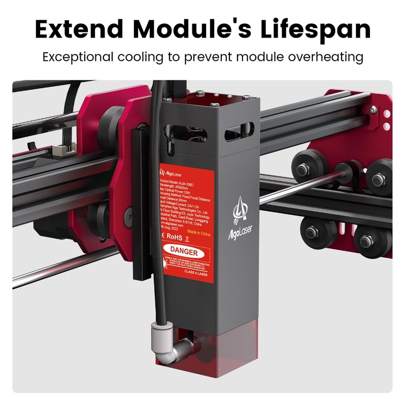 AlgoLaser 30L/min Air Assist Pump Kit for Laser Engraver