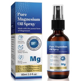 Magnesiumölspray, 100% reines natürliches Magnesiumspray, zur Entspannung und Verjüngung von Muskeln und Gelenken
