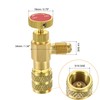 sourcing map Charging Valve Safety Valve Quick Coupling Air Conditioning