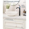 HOIGY Tall Bathroom Faucet Single Hole, Brass Vessel Sink Faucet