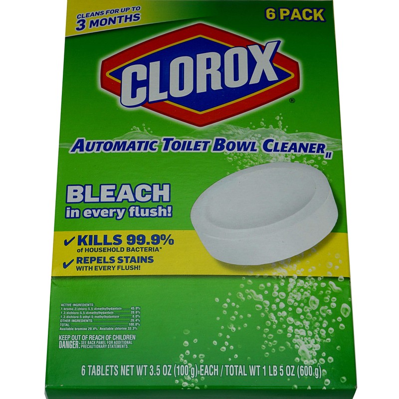 Clorox Automatic Toilet Bowl Cleaner, 6 Count