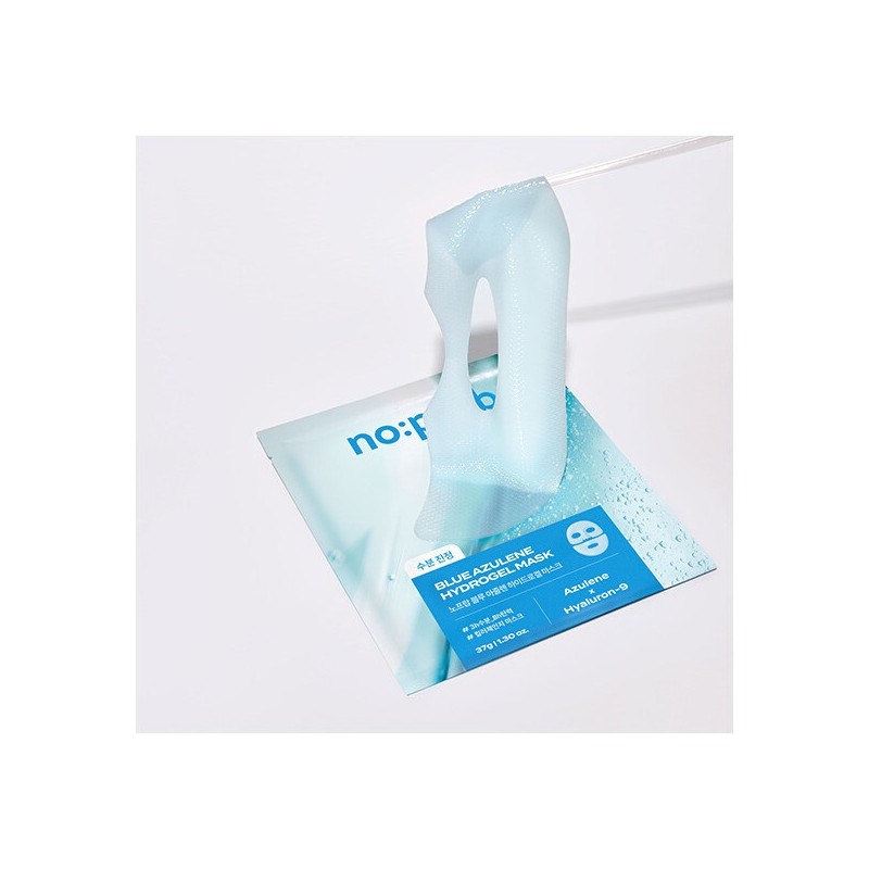 No-Prop Moisture Soothing Blue Azulene Hydrogel Mask (5 Sheets) 5