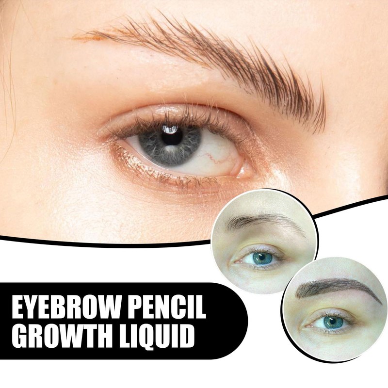 Rice Eyebrow Growth Serum, Natural Oil for Darkening and Thickening