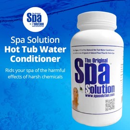 Spa Solution Original All in-One, All Natural, Enzyme Based, Non Toxic, Non Allergenic, Environmentally Friendly, Hot Tub Water Conditioner 16oz