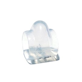 CareRing Cover Silicone Wedding Ring Protector, Ring Guard for Diamond Protection, Workout, Cleaning Engagement, Clear Medium, 6-9